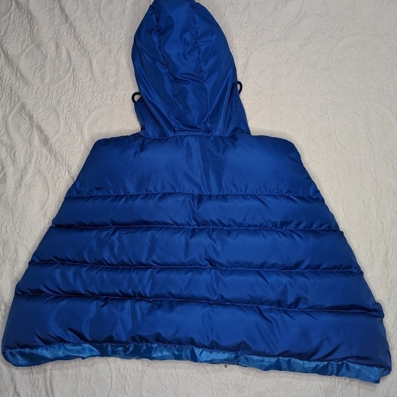adidasâ•‘Blue Puffer Ponchoâ•‘Size L - Picture 5 of 6